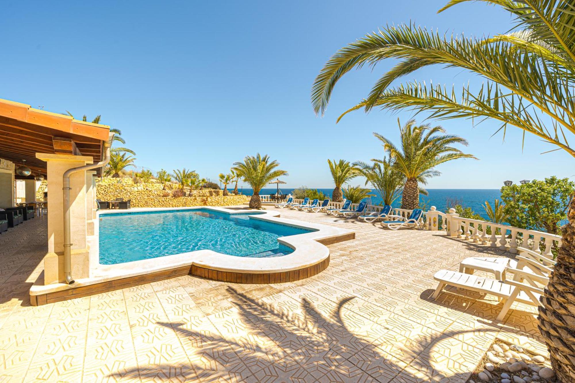Stunning Villa Carichel Blanc Villajoyosa Exterior photo